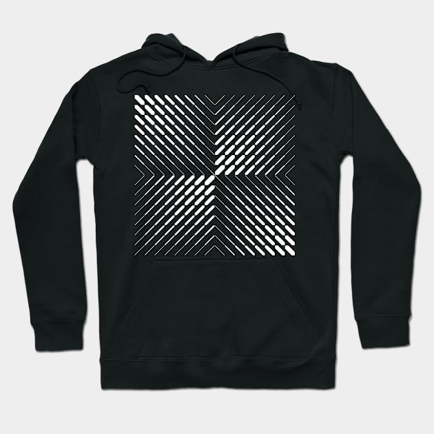 square pattern Hoodie by lkn